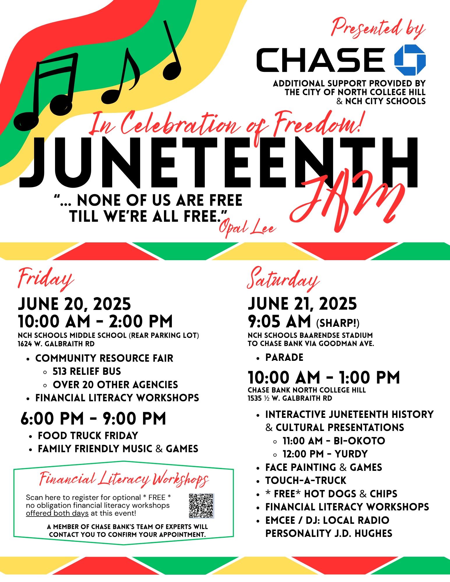 2025 Juneteenth Jam Two Days Flyer