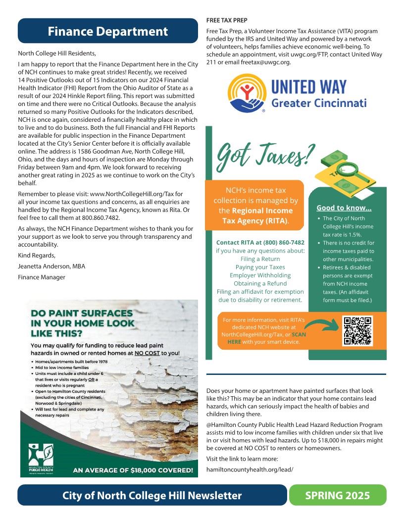 NCH - Spring 2025 Newsletter