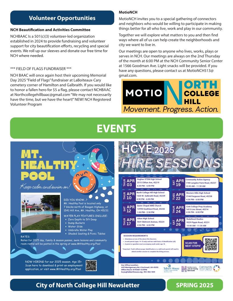 NCH - Spring 2025 Newsletter